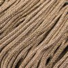 Takoy Trblietavá pletená bavlnená šnúra s lurexom 7mm premium svetlohnedá-NS-10226 Takoy Trblietavá pletená bavlnená šnúra s lurexom 7mm premium svetlohnedá-NS-10226
