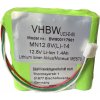 Batéria pre Moneual MR6500, ME670, ME770 atď. 12,8V, LiFePo4, 1400mAh Batéria pre Moneual MR6500, ME670, ME770 atď. 12,8V, LiFePo4, 1400mAh