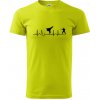 Karate EKG - Klasické pánske tričko vyššej gramáže - 2XL ( Limetková ) Karate EKG - Klasické pánske tričko vyššej gramáže - 2XL ( Limetková )