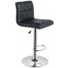 Barová stolička Mefisto, čierna ekokoža Barová stolička Mefisto, čierna ekokoža