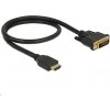 HDMI kábel - DVIK-D Delock 85652 1m čierny (85652) HDMI kábel - DVIK-D Delock 85652 1m čierny (85652)