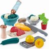 Kuchynská sada na varenie s ručným mixérom Vert Azur Écoiffier a doskou na krájanie 20 doplnkov od 18 mes Kuchynská sada na varenie s ručným mixérom Vert Azur Écoiffier a doskou na krájanie 20 doplnkov od 18 mes