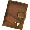 Wild RM-06L-BAW BUFFALO hnedá pánska kožená peňaženka 10 x 12,5 x 2,3 cm Wild RM-06L-BAW BUFFALO hnedá pánska kožená peňaženka 10 x 12,5 x 2,3 cm
