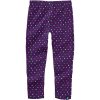 Jako detské legíny so srdiečkami fialová