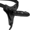 Fetish submissive harness - realistic black silicone 15 cm Fetish submissive harness - realistic black silicone 15 cm