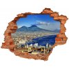 Fototapeta diera na stenu 3D Naples italy 90x70 cm Fototapeta diera na stenu 3D Naples italy 90x70 cm
