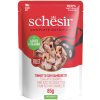 Schesir Cat C&B Wet Adult Tuniak a krevety v želé 85 g