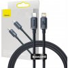 Baseus CAJY000201 Crystal Shine Series Dátový USB-C - Lightning 20W, 1,2m Baseus CAJY000201 Crystal Shine Series Dátový USB-C - Lightning 20W, 1,2m