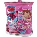 Megabloks ružové kocky vo vrecúšku 80