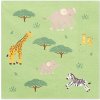 PartyDeco Papierové servítky - Safari 33 x 33 cm 12 ks PartyDeco Papierové servítky - Safari 33 x 33 cm 12 ks