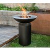 Westmann oceľové ohnisko v tvare sudu, čierna farba 75x75x94 cm Westmann Westmann oceľové ohnisko v tvare sudu, čierna farba 75x75x94 cm Westmann