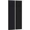 DREVONA Čalúnený panel 2ks | 30x120 TABLO | čierny Terra 99 DREVONA Čalúnený panel 2ks | 30x120 TABLO | čierny Terra 99