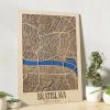 3D mapa mesta Bratislava (45 x 30 cm) 3D mapa mesta Bratislava (45 x 30 cm)