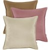Set dekoračných vankúšov béžový / ružový / hnedý Set dekoračných vankúšov béžový / ružový / hnedý