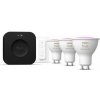 Štartovacia sada Philips Hue Bluetooth, GU10, 400 lm, White and Color Ambiance (3 ks) + Bridge + Switch (929003666513) Štartovacia sada Philips Hue Bluetooth, GU10, 400 lm, White and Color Ambiance (3 ks) + Bridge + Switch (929003666513)