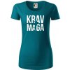 Nápis Krav Maga - Dámske tričko z organickej bavlny Origin (GOTS) - M ( Petrolejová ) Nápis Krav Maga - Dámske tričko z organickej bavlny Origin (GOTS) - M ( Petrolejová )
