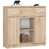 Ak furniture Komoda Baros 100 cm dub sonoma Ak furniture Komoda Baros 100 cm dub sonoma