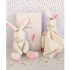 Doudou et Compagnie Paris Doudou Darčeková sada - Plyšový zajačik s muchláčikom 10 cm ružová Doudou et Compagnie Paris Doudou Darčeková sada - Plyšový zajačik s muchláčikom 10 cm ružová