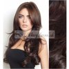 CLIP IN pás 40-43 cm, 100% ľudské vlasy, vlnitý - najtmavšie hnedá CLIP IN pás 40-43 cm, 100% ľudské vlasy, vlnitý - najtmavšie hnedá