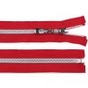 Špirálový zips No 7 dĺžka 70 cm so striebornými zúbkami - 1 ks 148 červená Špirálový zips No 7 dĺžka 70 cm so striebornými zúbkami - 1 ks 148 červená