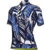 ALÉ Cycling Clothing ALÉ PR-S Leaf W, Blue Veľkosť: S Dámsky cyklistický dres s krátkym rukávom ALÉ Cycling Clothing ALÉ PR-S Leaf W, Blue Veľkosť: S Dámsky cyklistický dres s krátkym rukávom