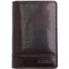 Lagen Kožené puzdro na doklady Lagen V-60 tmavo hnedé