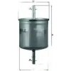 Palivový filter Mahle KL 196 Palivový filter Mahle KL 196