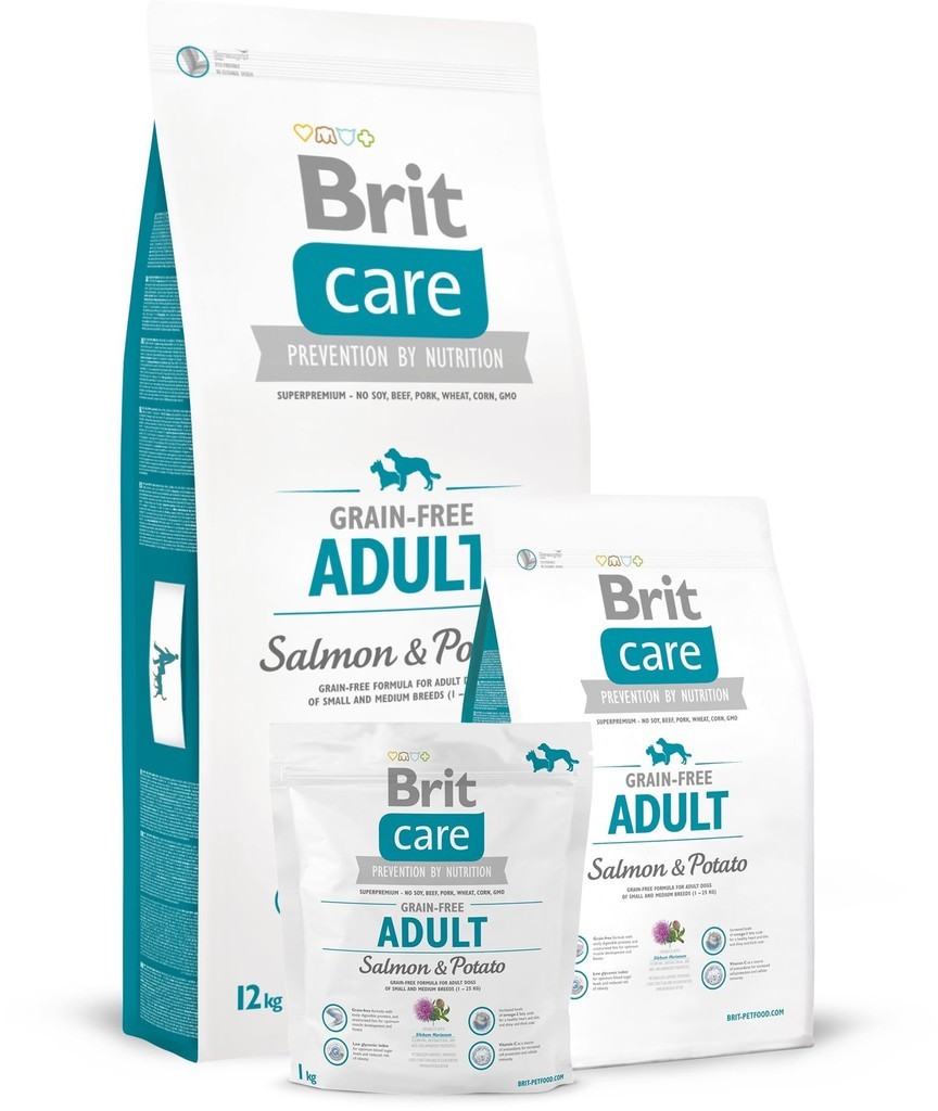 Brit Care Grain-free Adult Salmon & Potato 2 x 12 kg