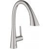 Grohe Zedra - Drezová batéria s výsuvnou spŕškou, supersteel - 32294DC2 Grohe Zedra - Drezová batéria s výsuvnou spŕškou, supersteel - 32294DC2