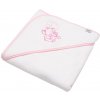 Detská froté osuška s výšivkou a kapuckou New Baby 80x80 biela sloník Detská froté osuška s výšivkou a kapuckou New Baby 80x80 biela sloník