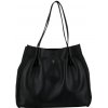 Jednoduchá kožená kabelka bez podšívky na rameno Wojewodzic 31917/E/FD01 čierna Jednoduchá kožená kabelka bez podšívky na rameno Wojewodzic 31917/E/FD01 čierna