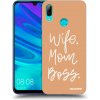 Picasee silikónový prehľadný obal pre Huawei P Smart 2019 - Boss Mama Picasee silikónový prehľadný obal pre Huawei P Smart 2019 - Boss Mama