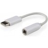 Káblová redukcia USB-C (M) jack 3.5 (F) (audio adaptér) - biela Káblová redukcia USB-C (M) jack 3.5 (F) (audio adaptér) - biela