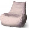 Sablio Sedací vak Bean Ružové krížiky na svetloružovej - 100 x 90 x 45 cm Sablio Sedací vak Bean Ružové krížiky na svetloružovej - 100 x 90 x 45 cm