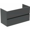 Ideal Standard Eurovit Plus Skříňka pod umyvadlo 100 cm, šedá lesk R0265TI Ideal Standard Eurovit Plus Skříňka pod umyvadlo 100 cm, šedá lesk R0265TI