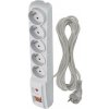 EMOS Prepäťová ochrana – 5 zásuviek, 5m, sivá EMOS Prepäťová ochrana – 5 zásuviek, 5m, sivá
