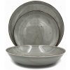 Ćmielów Porcelánová jedálenská súprava 18 ks – sivý rustikálny dizajn Ćmielów Porcelánová jedálenská súprava 18 ks – sivý rustikálny dizajn