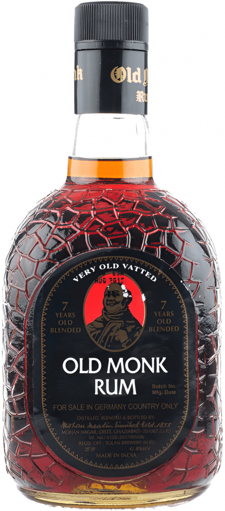Old Monk 7y 42,8% 1 l (čistá fľaša)