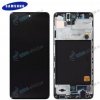 LCD displej Samsung Galaxy A51 (A515F) a dotyk čierny s krytom Originál LCD displej Samsung Galaxy A51 (A515F) a dotyk čierny s krytom Originál