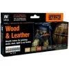 Vallejo Model Color Effects Set 70182 Wood & Leather (8) By Angel Giraldez