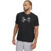 Under Armour pánske tréningové tričko s krátkym rukávom -UA M TECH PRINT FILL SS čierna