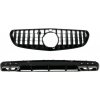 KITT Rear Bumper Air Diffuser with Chrome Muffler Tips and Centrale Grille Black suitable for Mercedes S-Class C217 Coupe (2014-2017) S63 GT-R Design KITT Rear Bumper Air Diffuser with Chrome Muffler Tips and Centrale Grille Black suitable for Mercedes S-Class C217 Coupe (2014-2017) S63 GT-R Design