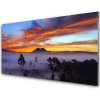 Obraz na akrylátovom skle Stromy hmla krajina 100x50 cm Obraz na akrylátovom skle Stromy hmla krajina 100x50 cm