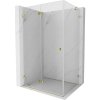 MEXEN/S - Lunar-F sprchovací kút skladacie dvere ľavá 85 x 70, transparent, zlato 836-085-070-50-00-L MEXEN/S - Lunar-F sprchovací kút skladacie dvere ľavá 85 x 70, transparent, zlato 836-085-070-50-00-L