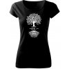 Narodeninový strom 60 - Pure dámske tričko - M ( Čierna )