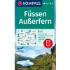 Füssen, Außerfern (Kompass - 4) - turistická mapa Füssen, Außerfern (Kompass - 4) - turistická mapa