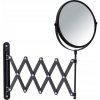 Wenko Exclusive nástenné kozmetické s teleskopickým držiakom čierne Wenko Exclusive nástenné kozmetické s teleskopickým držiakom čierne