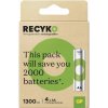 Nikel-metal hydridová batéria (NiMH) GP Batteries AA (R6) 1300 mAh 4 ks Nikel-metal hydridová batéria (NiMH) GP Batteries AA (R6) 1300 mAh 4 ks