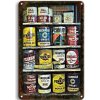Ceduľa Mix Motor Oil Vintage style 30cm x 20cm Plechová tabuľa Ceduľa Mix Motor Oil Vintage style 30cm x 20cm Plechová tabuľa