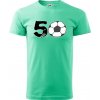 Futbal okrúhle narodeniny 50 - Klasické pánske tričko vyššej gramáže - M ( Mätová ) Futbal okrúhle narodeniny 50 - Klasické pánske tričko vyššej gramáže - M ( Mätová )